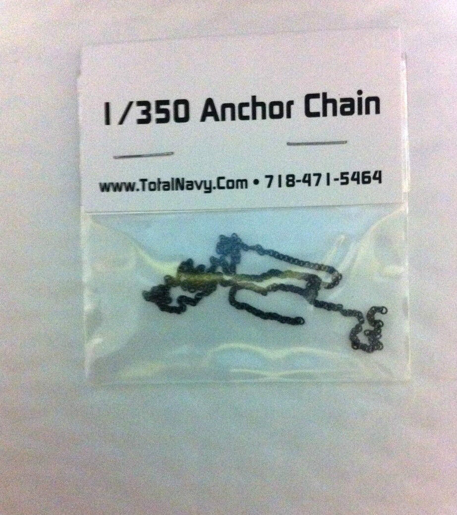 Model Ship Anchor Chain 1/350 Scale