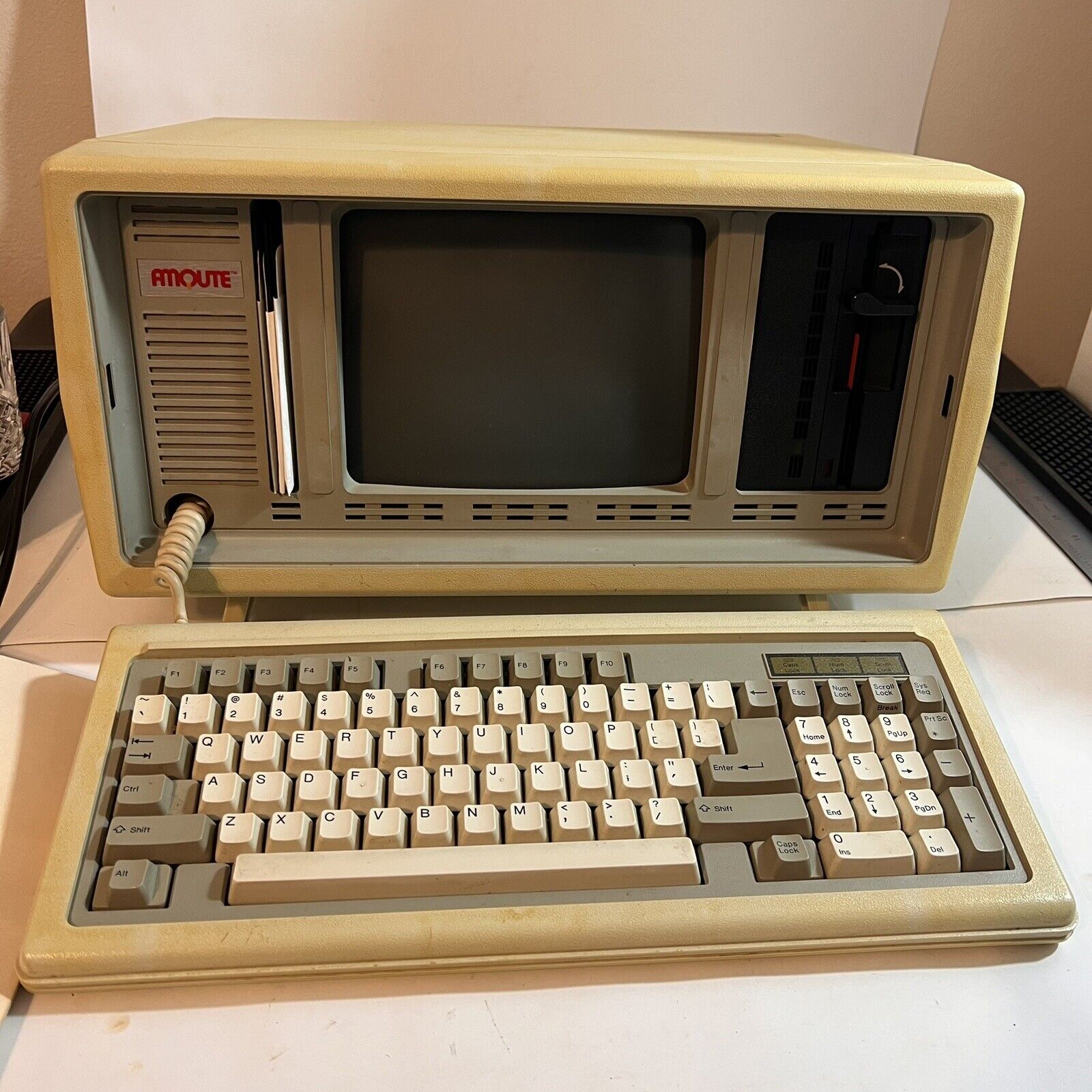 Vintage Amqute II Extremely Rare Original Box Computer - Needs Work
