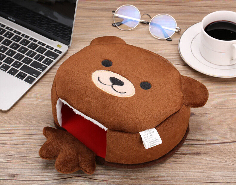 USB Heated Mouse Pad Mouse Hand Warmer Wrist Guard Warm Winter Office Gift New