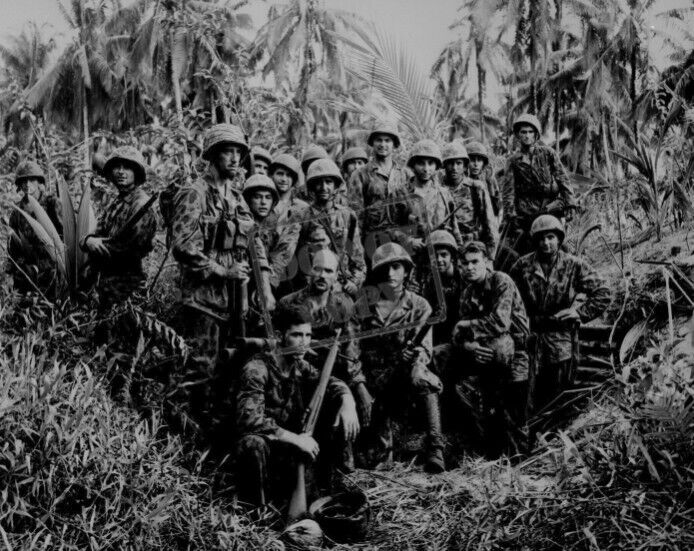 U.S. Marine Corps Raiders Solomon Islands World War 2 WWII 8 x 12 Photo Picture