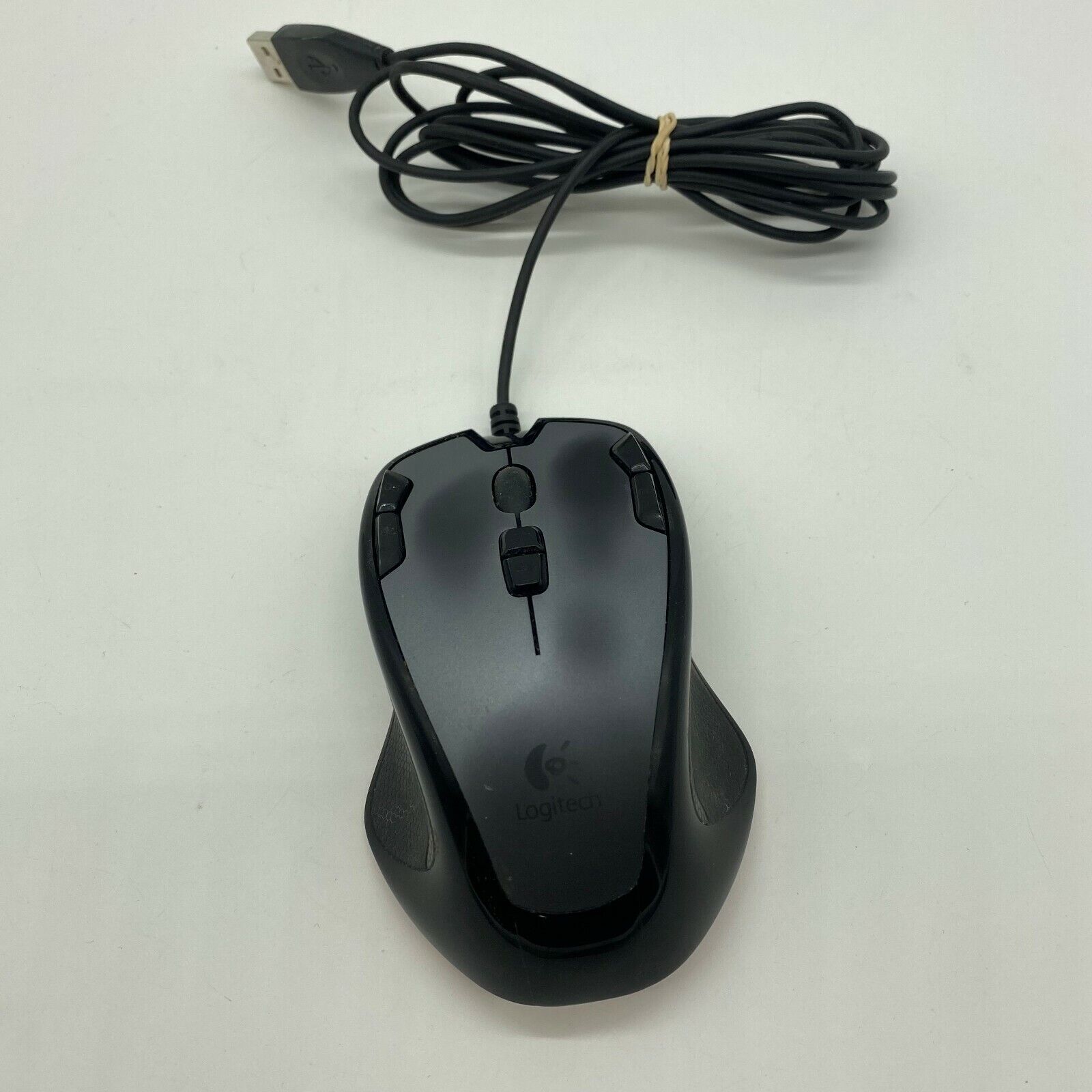 Logitech G300 Gaming Computer Mouse USB Black Red M-U0029 Tested Works Worn
