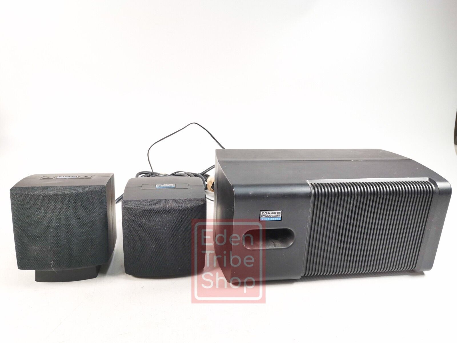 Vintage Altec Lansing Speaker System Portable 3 w/ Sub and 2 Speakers