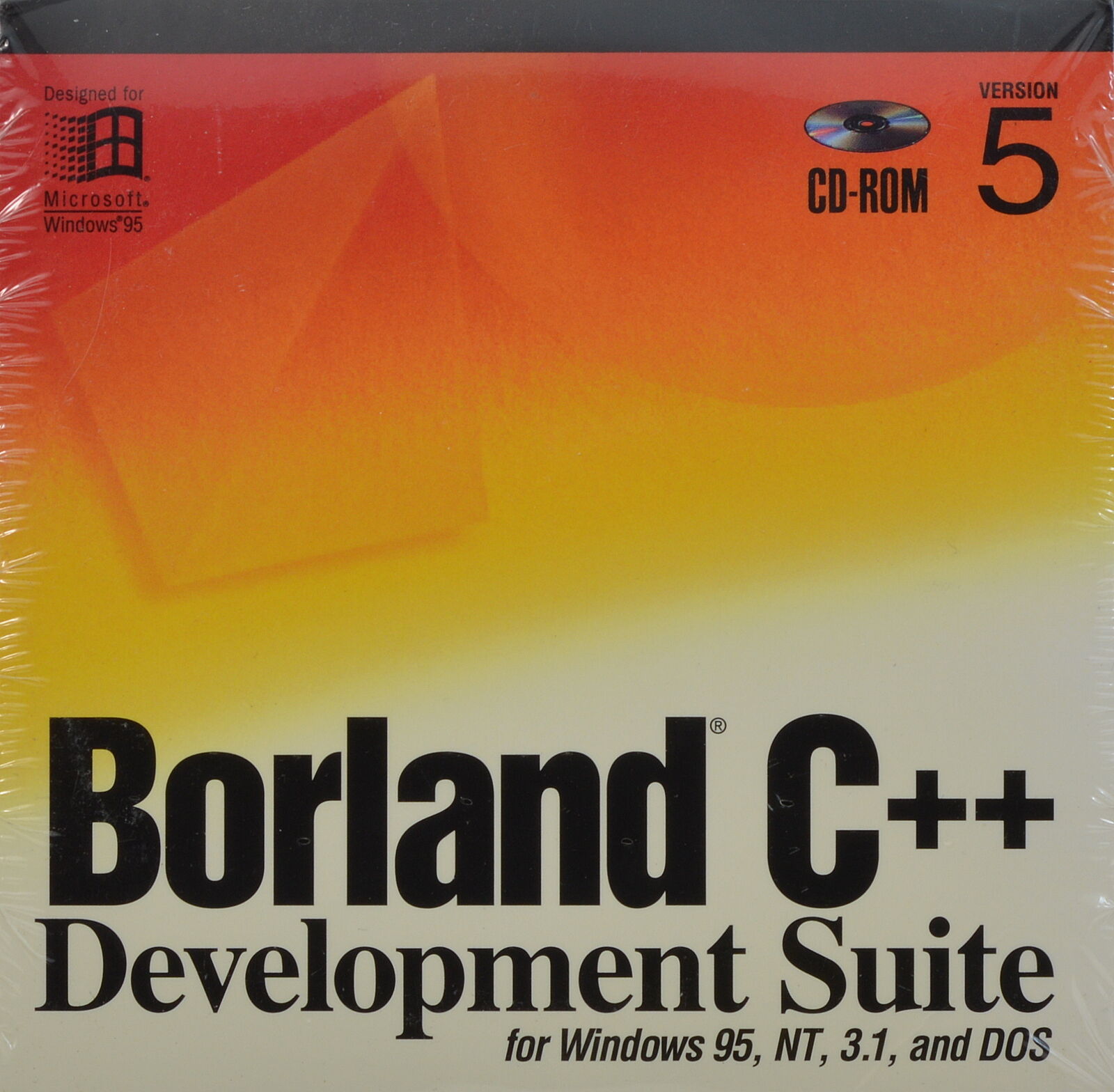 Borland C++ Development Suite Ver.5 Windows 95 NT 3.1 DOS BDS1350WW35180 BOR9123