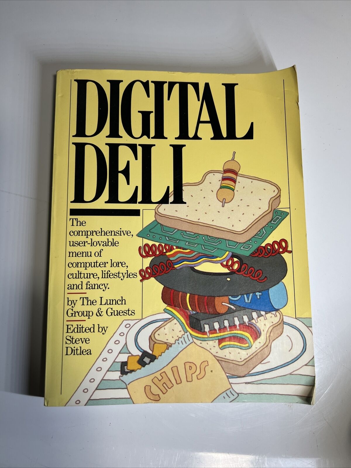 Vintage 1984 Digital Deli Book On The Birth Of The Computer