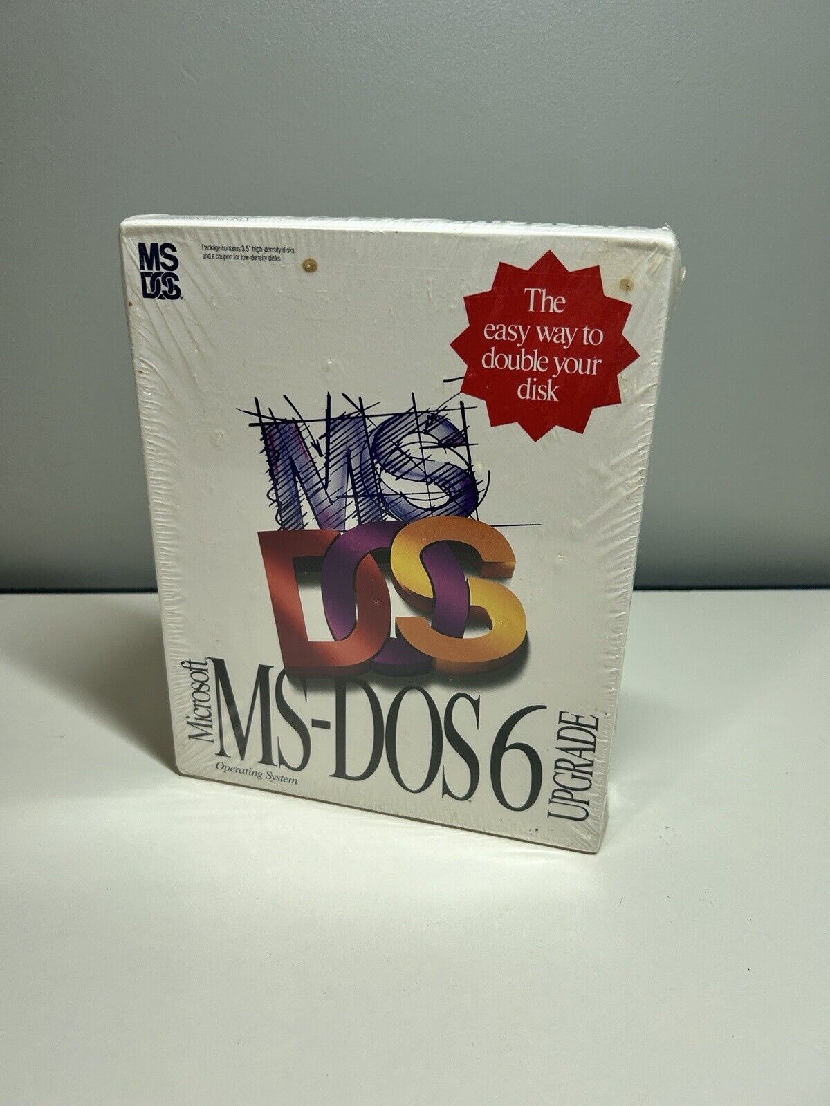 Vintage Microsoft MS-DOS 6.0 upgrade 3.5