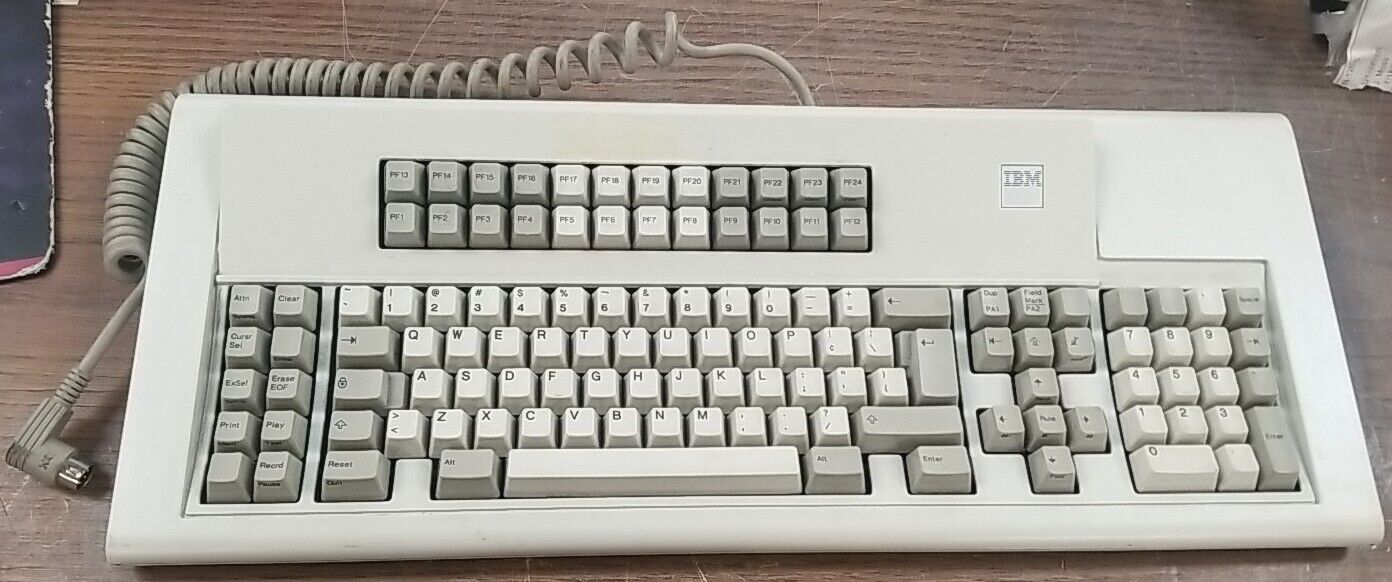 IBM Model M (Part No. 1390702) Vintage Mechanical Clicky Keyboard 1985