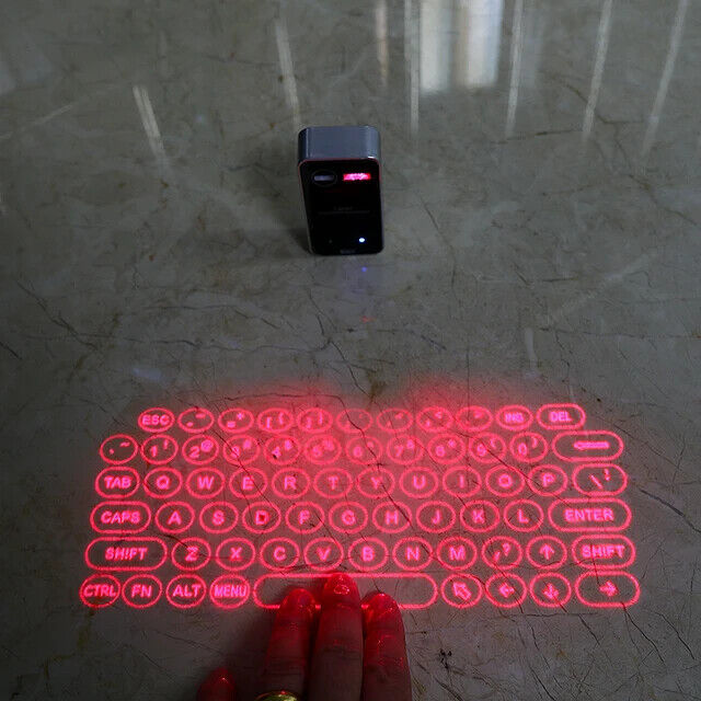 Laser Projection Keyboard Bluetooth Virtual Keyboard for Laptop Smartphone 