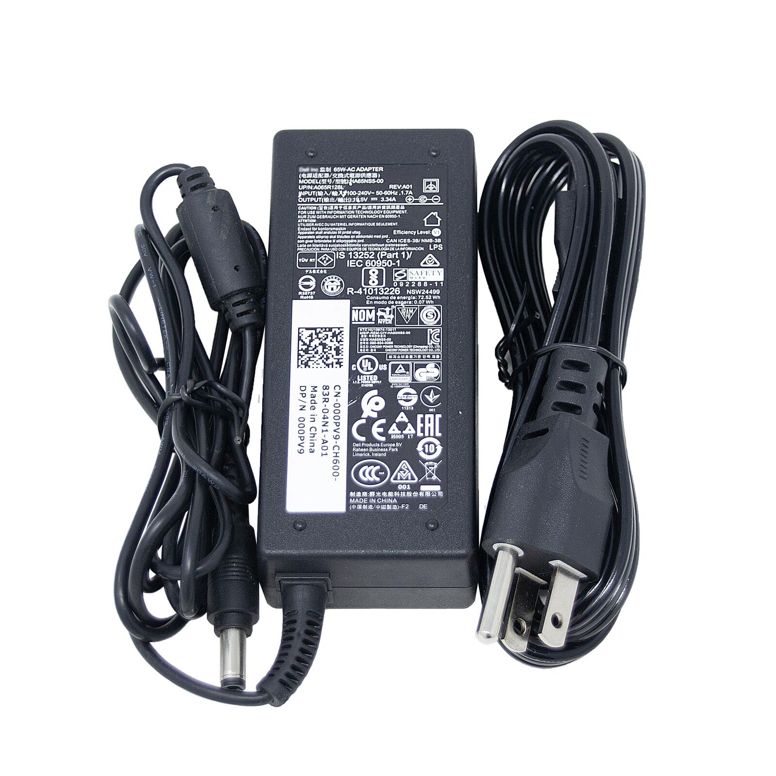 DELL Wyse 5060 N07D 65W Genuine Original AC Power Adapter Charger