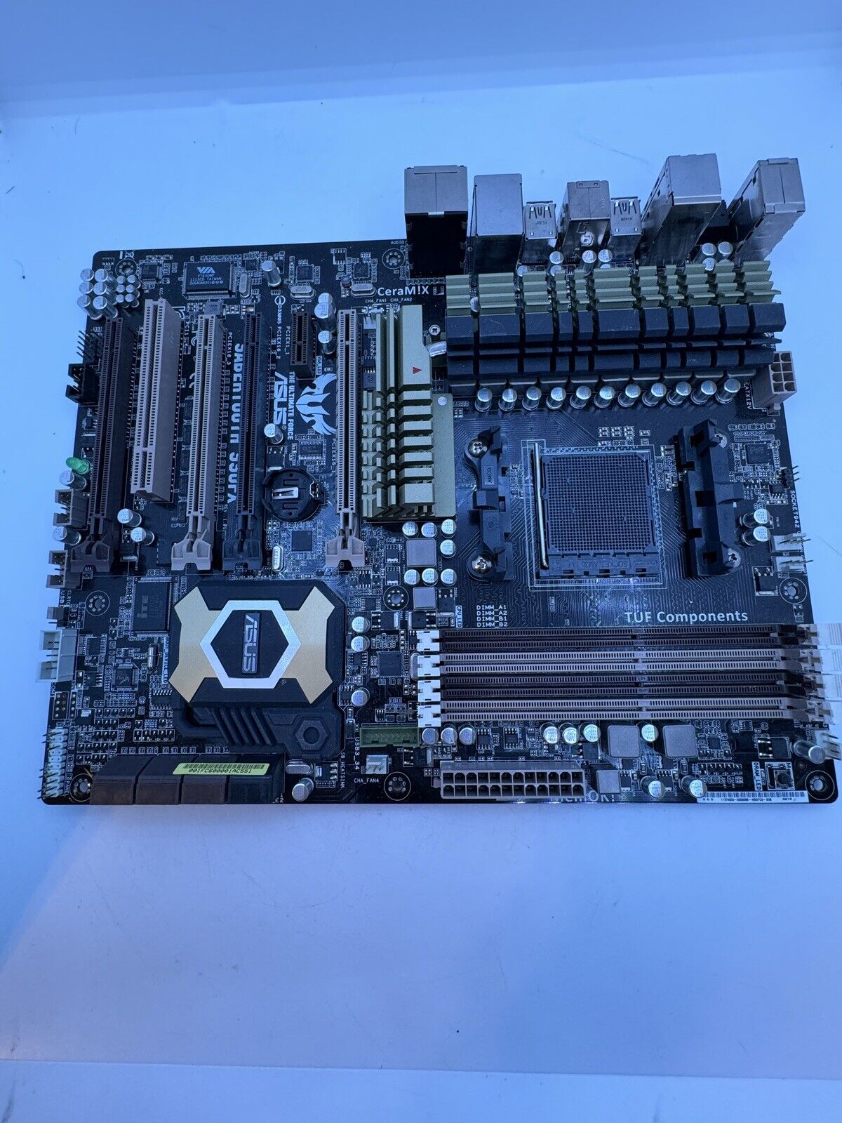 ASUS SABERTOOTH 990FX Motherboard With CPU, Untested