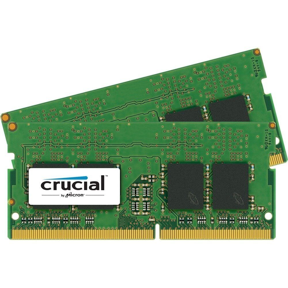 Crucial 16GB KIT 2 x 8GB DDR4 2400 MHz PC4-19200 SODIMM 260-Pin Laptop Memory