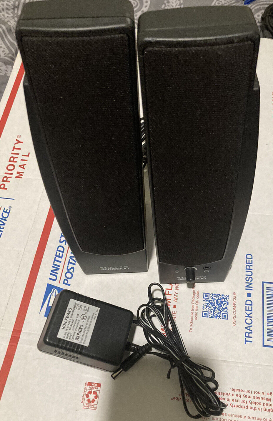 Altec Lansing Series 100 Speaker System Model 120 speakers with AC Adapter