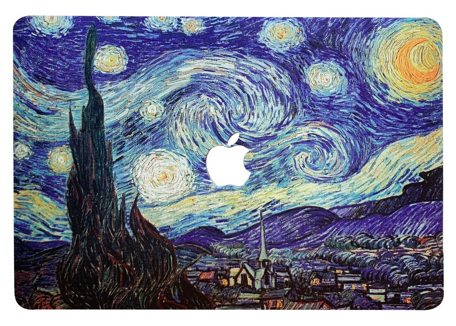MacBook Air Case 13 inch Cover Hard Shell Snap On (2018-2020) Starry Night