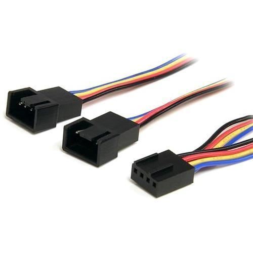 StarTech.com 12in 4 Pin PWM Fan Extension Power Y Cable - F-M