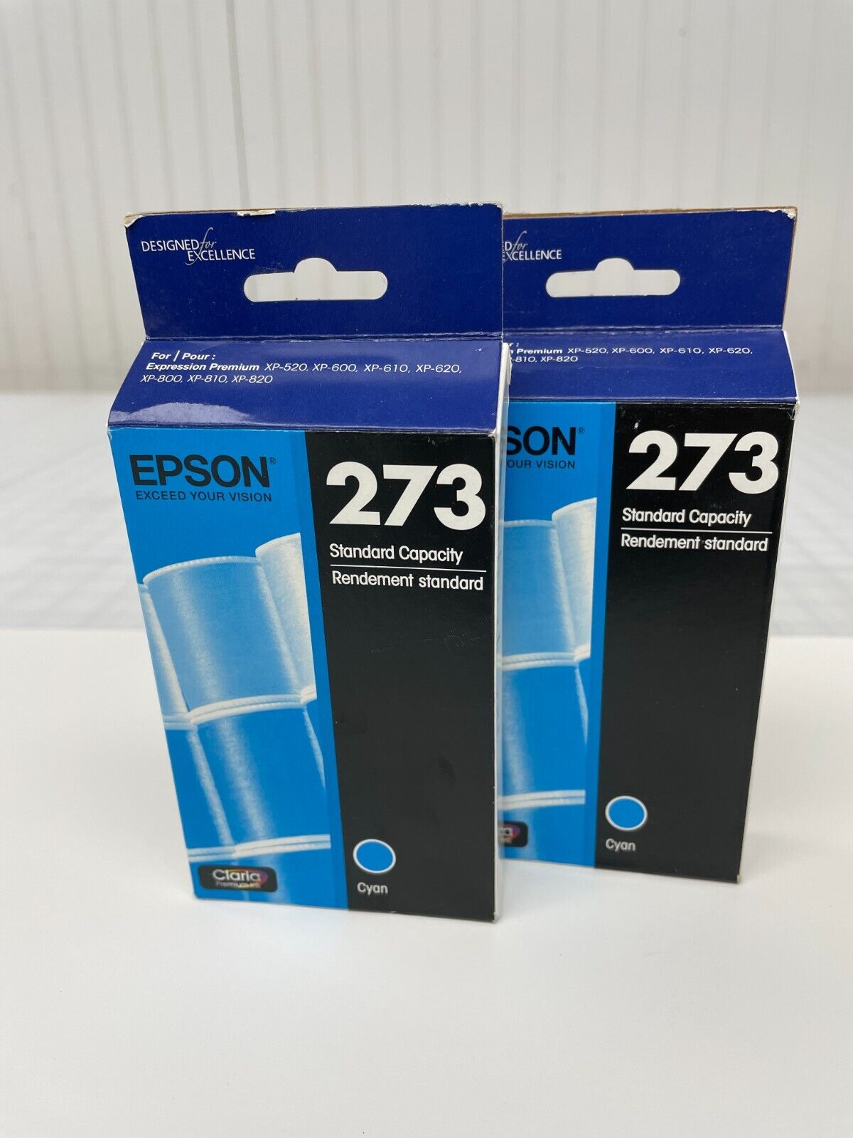 2pc/set Genuine Epson 273 Cyan Ink cartridges XP-520 XP-600 XP-620 XP-800