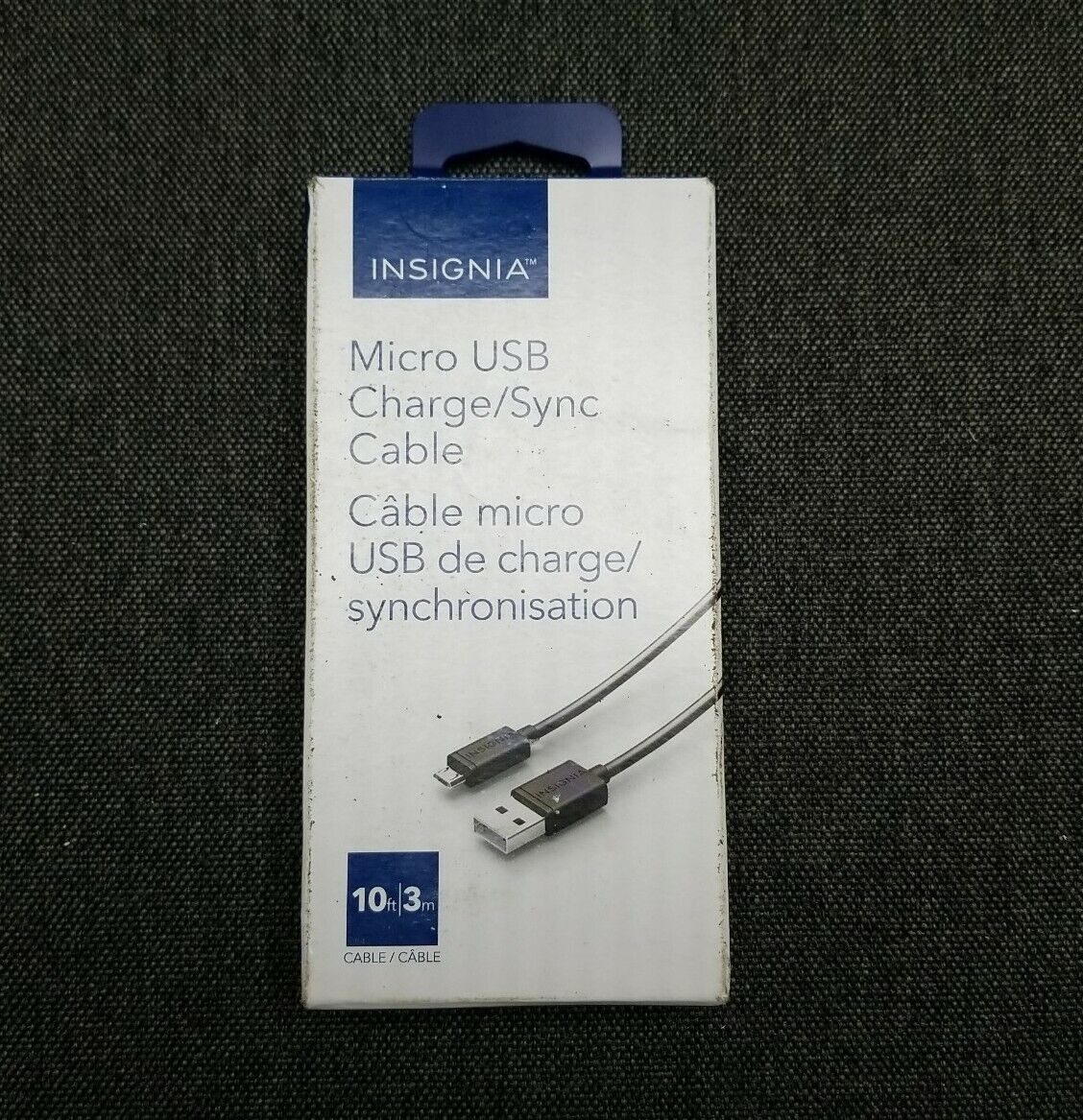 Insignia 3m (10 ft.) USB-A to Micro USB Cable (NS-MCDT10-C)