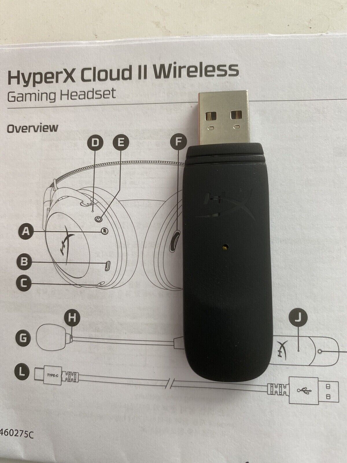 USB Receiver Adapter - Kingston HP HyperX Cloud II Wireless Receiver
