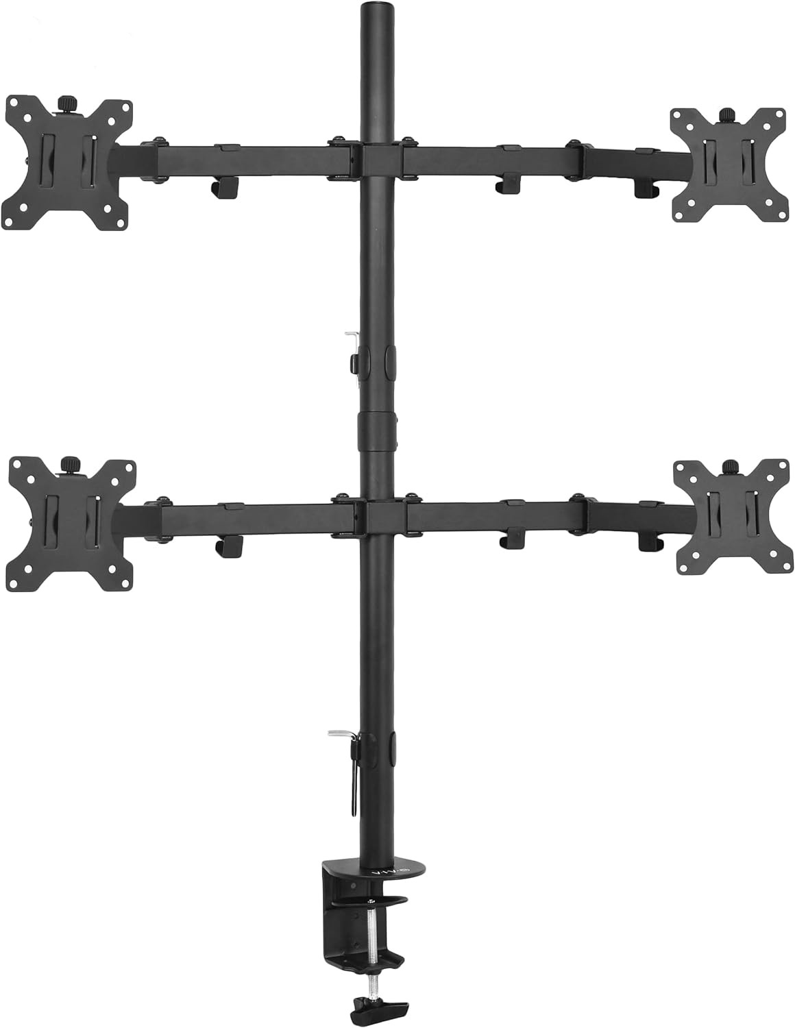 VIVO Quad 13 to 30 inch LCD Monitor Desk Mount, Fully Adjustable Stand with Til