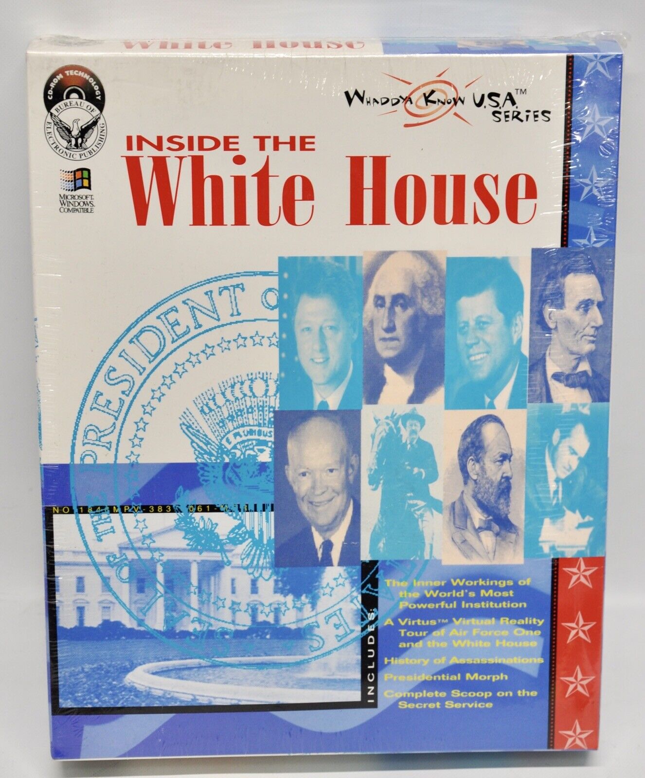 Vintage PC Software: NIB 1995 - Inside The White House