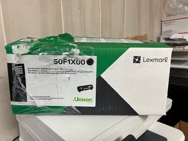 Lexmark Genuine 50F1X00 EHY Black Toner 501X OEM- Open Box - Sealed Bag