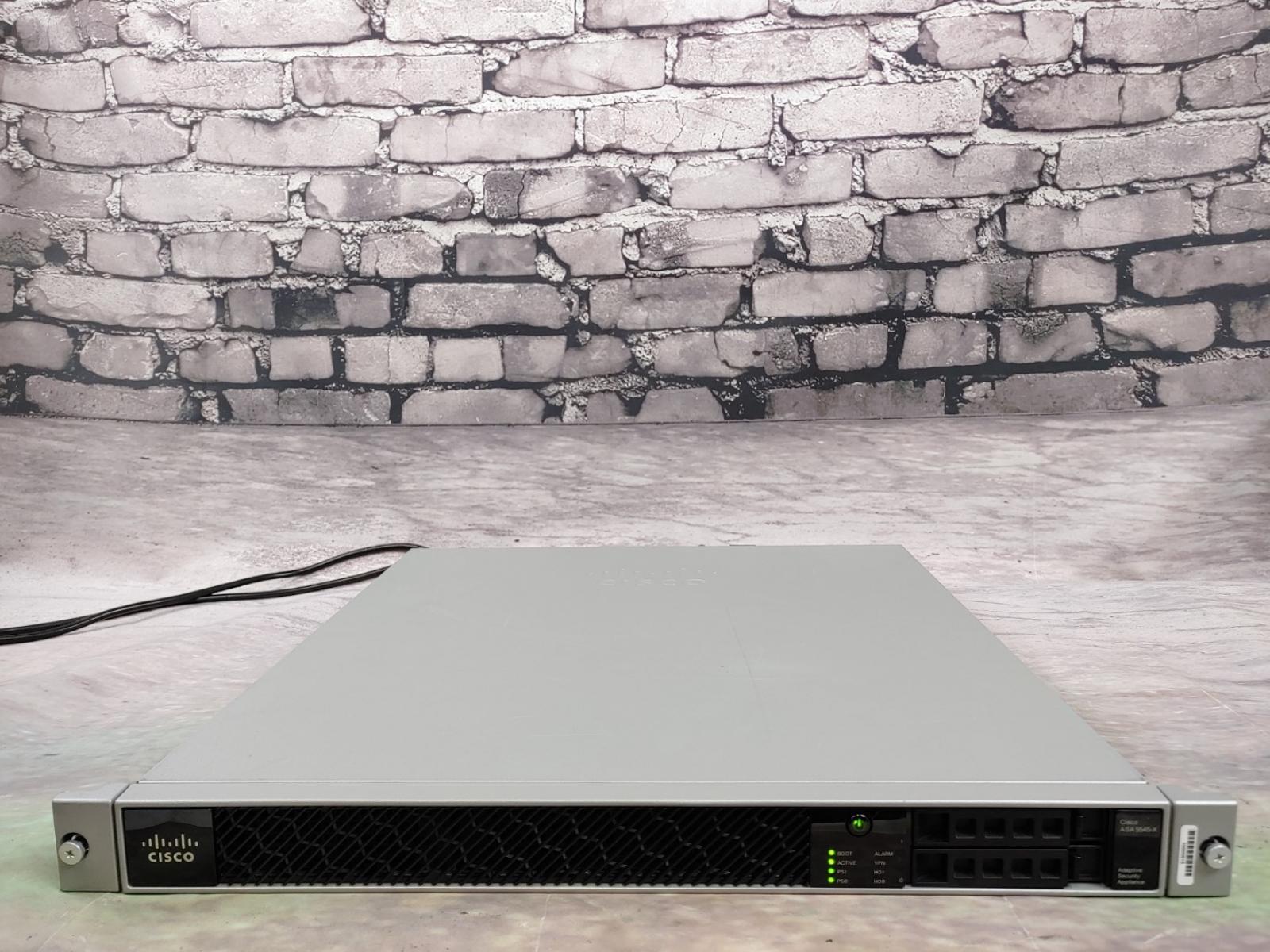 Cisco ASA5545-X Adaptive Security Appliance Firewall (ASA5545 V01) w/ Dual PS