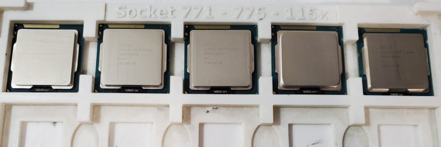 Lot of 5 Intel Core i5-3550S SR0P3 3.00GHz Quad Core LGA 1155 CPU Processor