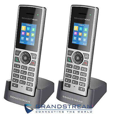 2 Grandstream Dp722 Dect Cordless Hd Handset Phone Long Range Up To 350 Meters