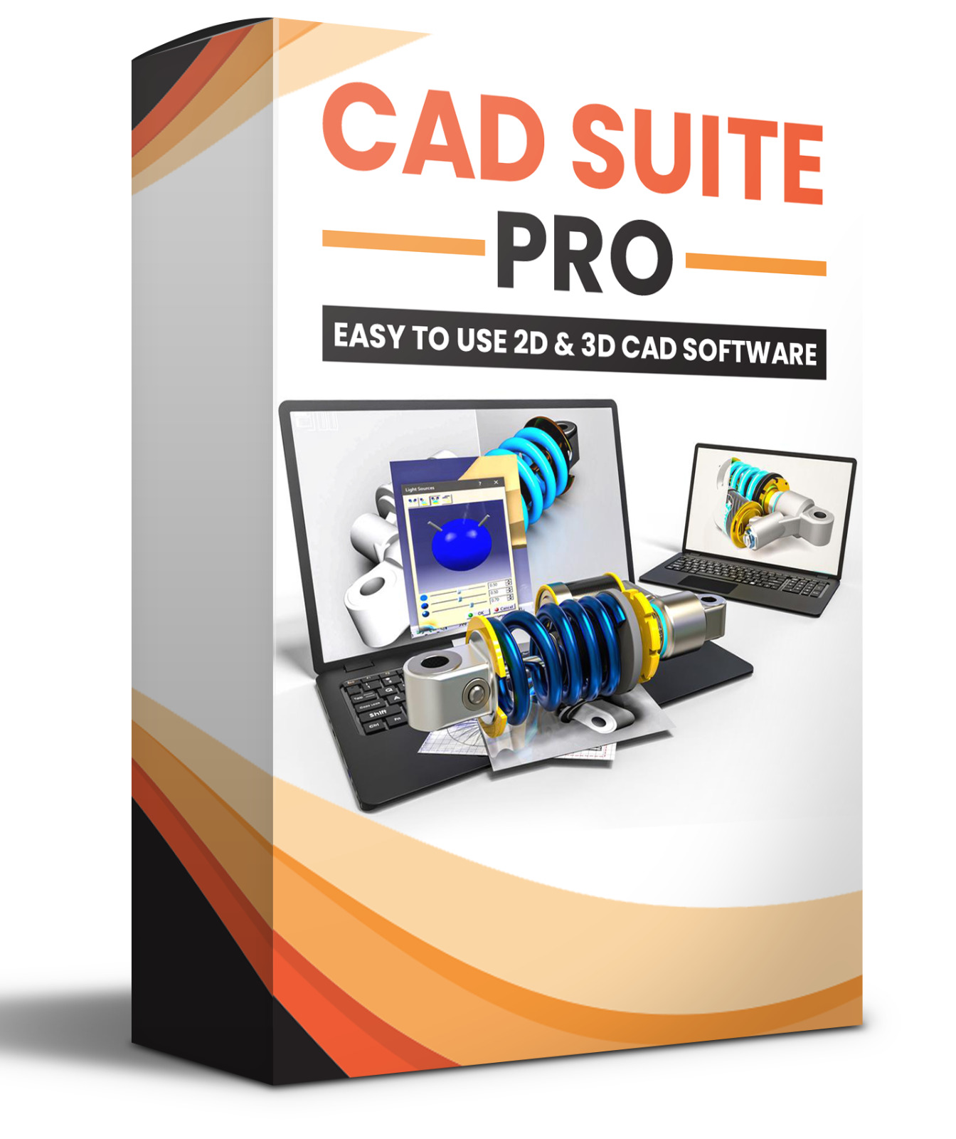 3D 2D CAD Computer Aided Design Full Software App Application for Windows & Mac