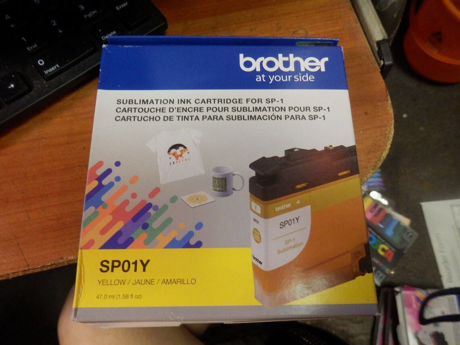 Set Of 4 Brother Genuine Sublimation Ink Cartridges - Black Cyan Magenta Yellow