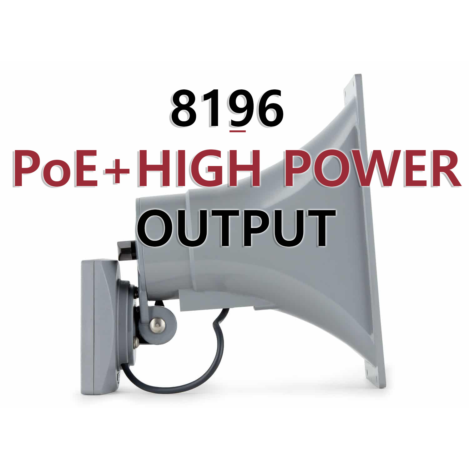 Algo 8196 SIP PoE+ High Power Paging Speaker and IP Loud Ringer ( similar 8186 )