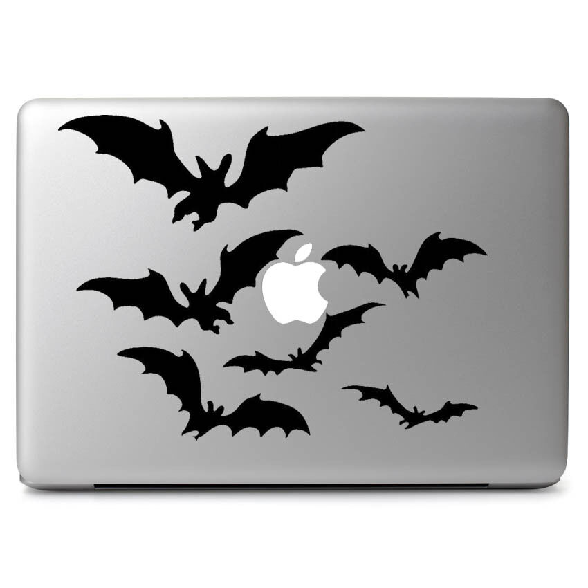 Bats Vinyl Decal Sticker for Macbook Air & Pro Laptop Car Window Home Door Stair