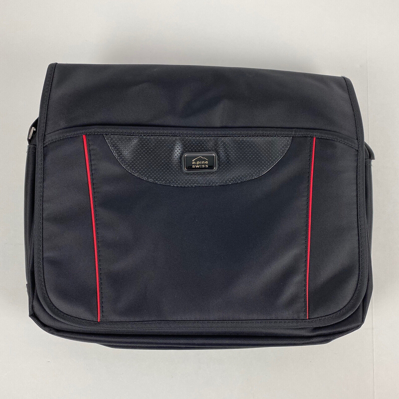 Alpine Swiss Laptop Travel Shoulder Bag EUC