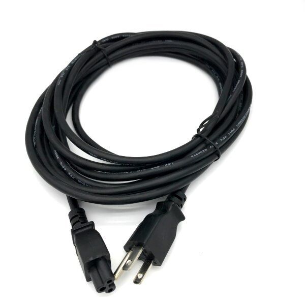 15FT AC POWER CORD for CRT DESKTOP PRINTER HP DELL LEXMARK LONG CABLE 3 PRONGS