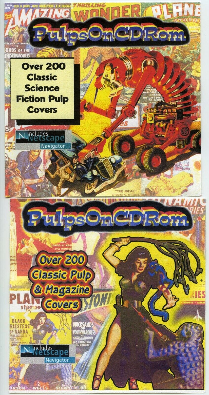 CLIP ART Classic Pulp Sci Fi Clips Vintage Collection Bundle on Flash Drive #10