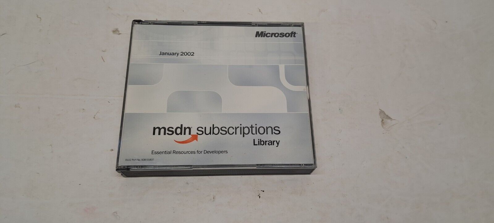 Microsoft MSDN subscriptions library Jan 2002 X08-71541 8/2 L6