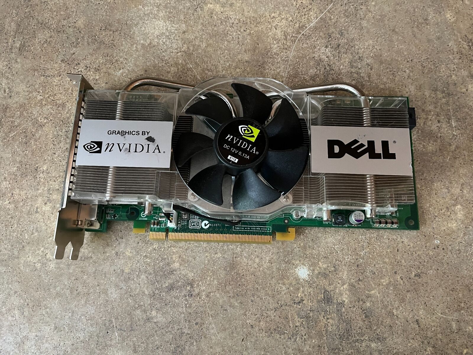 DELL NVIDIA 7800 GTX GEFORCE 256MB VIDEO GRAPHICS CARD AA5-4(2)
