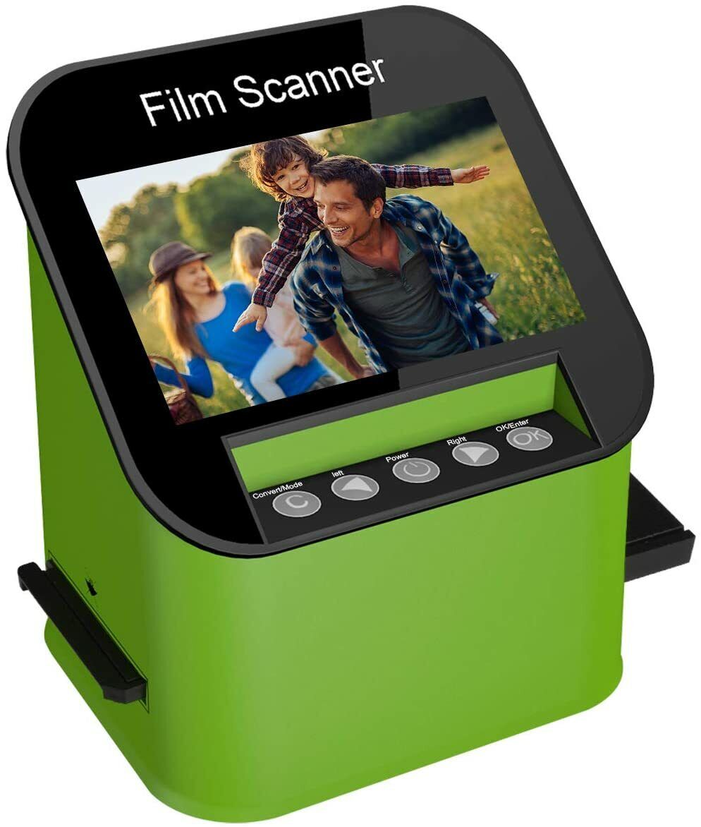 Film Scanner with 22MP High Resolution Slide Scanner Converter 4.3 Inch TFT LCD 