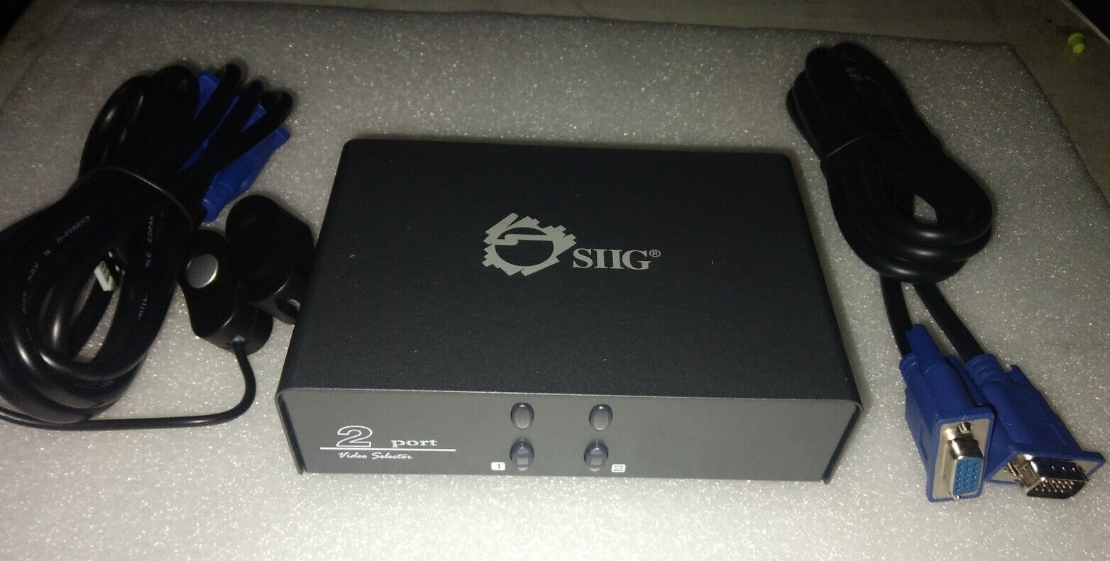 LOT OF (9) 2x1 2 Port VGA SVGA HD15 Video Switch Selector 