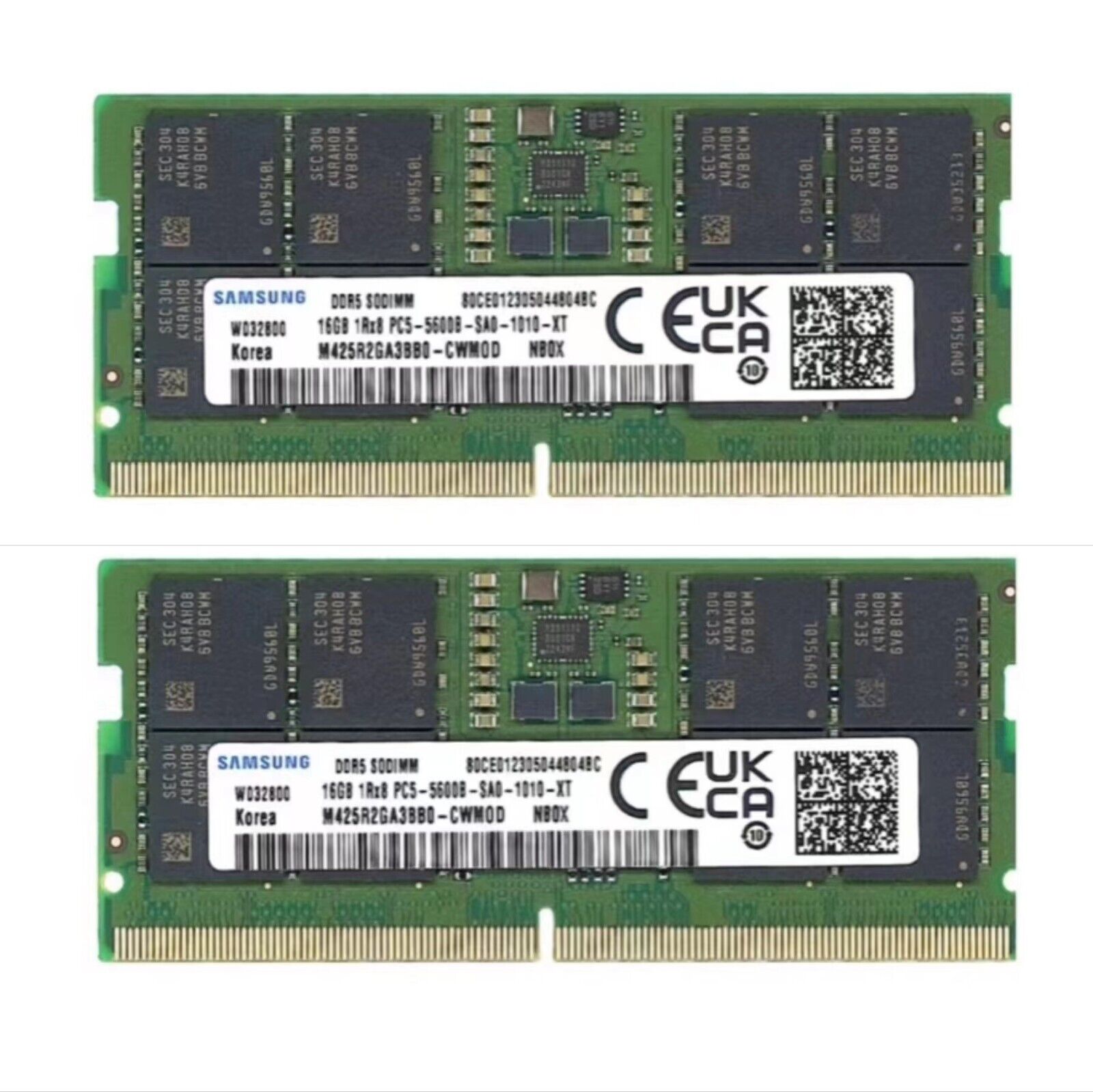 Samsung 32GB 2X 16GB DDR5 5600MHz PC5-44800 SODIMM Memory Ram M425R2GA3BB0-CWM