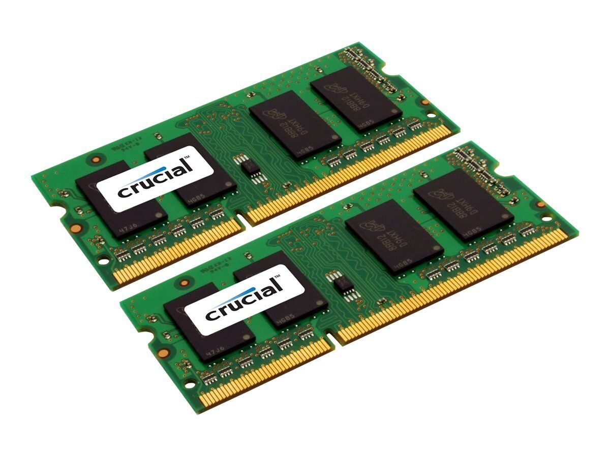 Crucial 16GB Kit 2x 8GB DDR3 DDR3L 1600 MHz PC3-12800 Sodimm Memory Apple MAC