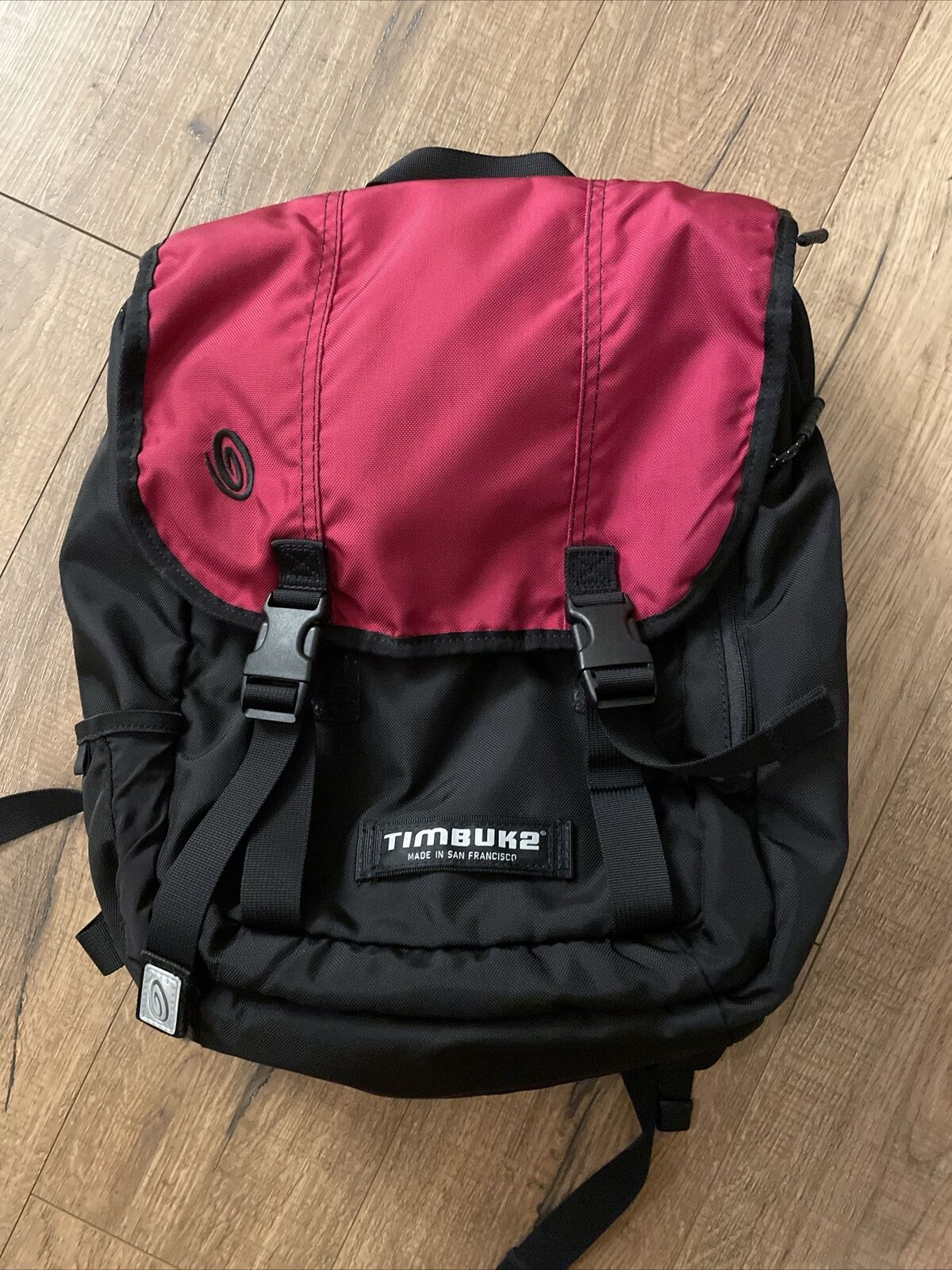 Timbuk2 San Francisco Especial Black/Red Backpack Laptop NICE