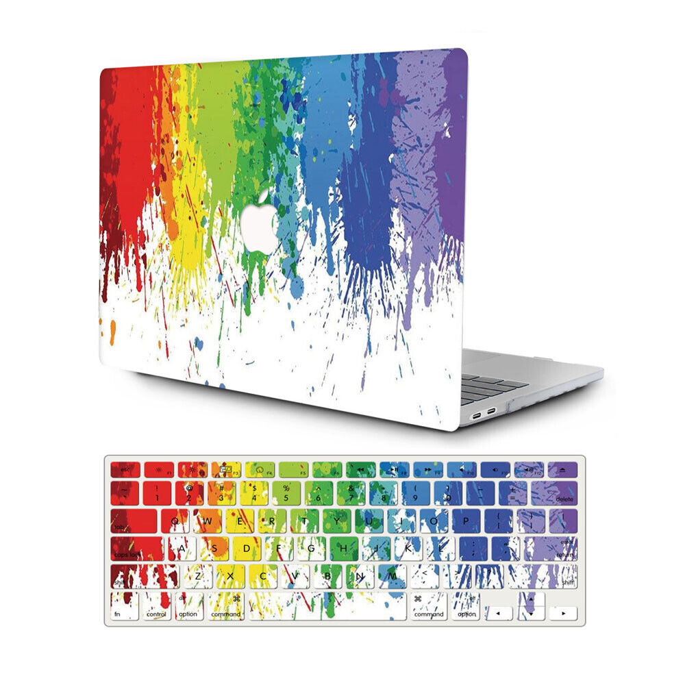 Multi-Color #1463 Frosted Matte Hard Case Shell for MacBook Air Pro 13 14 15 16
