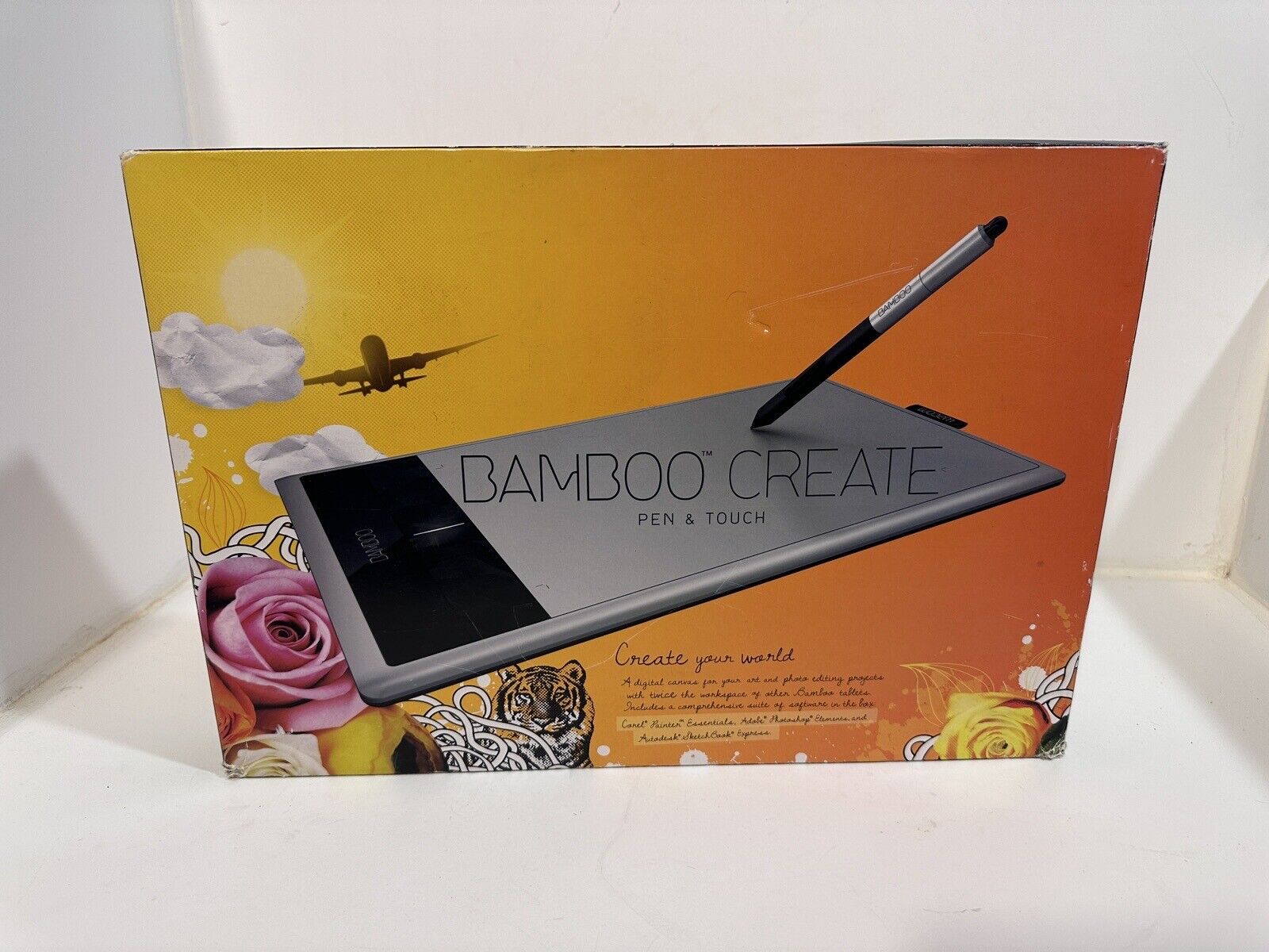 Wacom Bamboo Create Pen & Touch Drawing Graphics Tablet