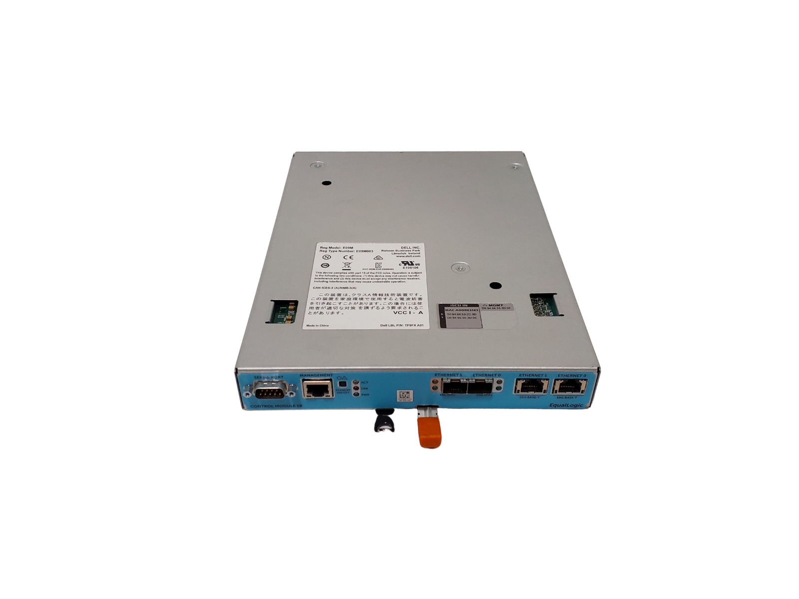 Dell DX6GP EqualLogic PS6610 Type 18 10GB iSCSI 32GB Cache Controller E09M