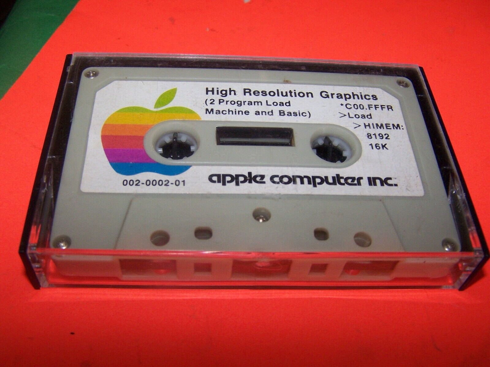 High Resolution Graphics Program Cassette 002-0002-02 for Apple II