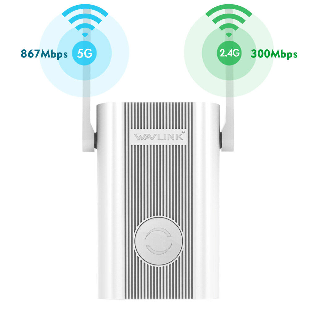 WAVLINK AC1200 WiFi Repeater Extender 1200Mbps Wireless Signal Booster Amplifier