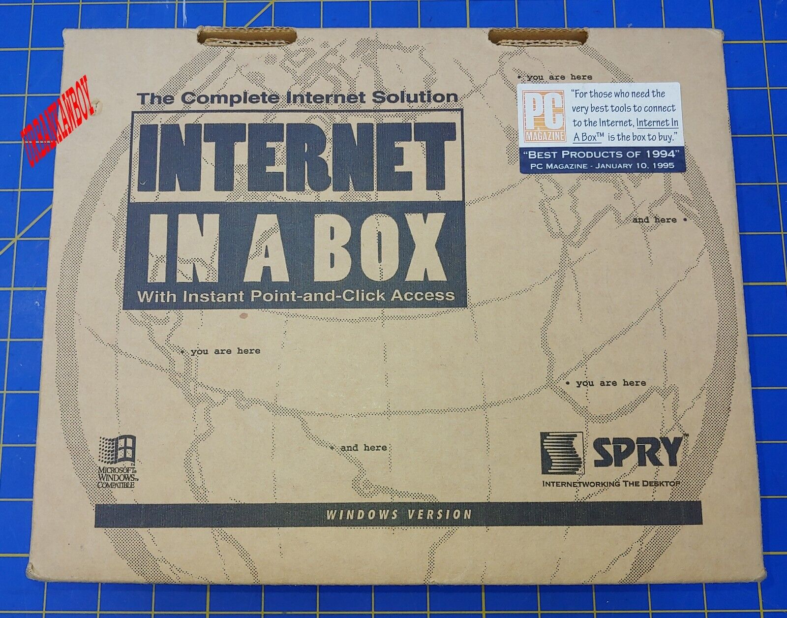 Vintage 1995 Spry Internet In A Box Internet Solution V1.0 for Windows New* IBOX