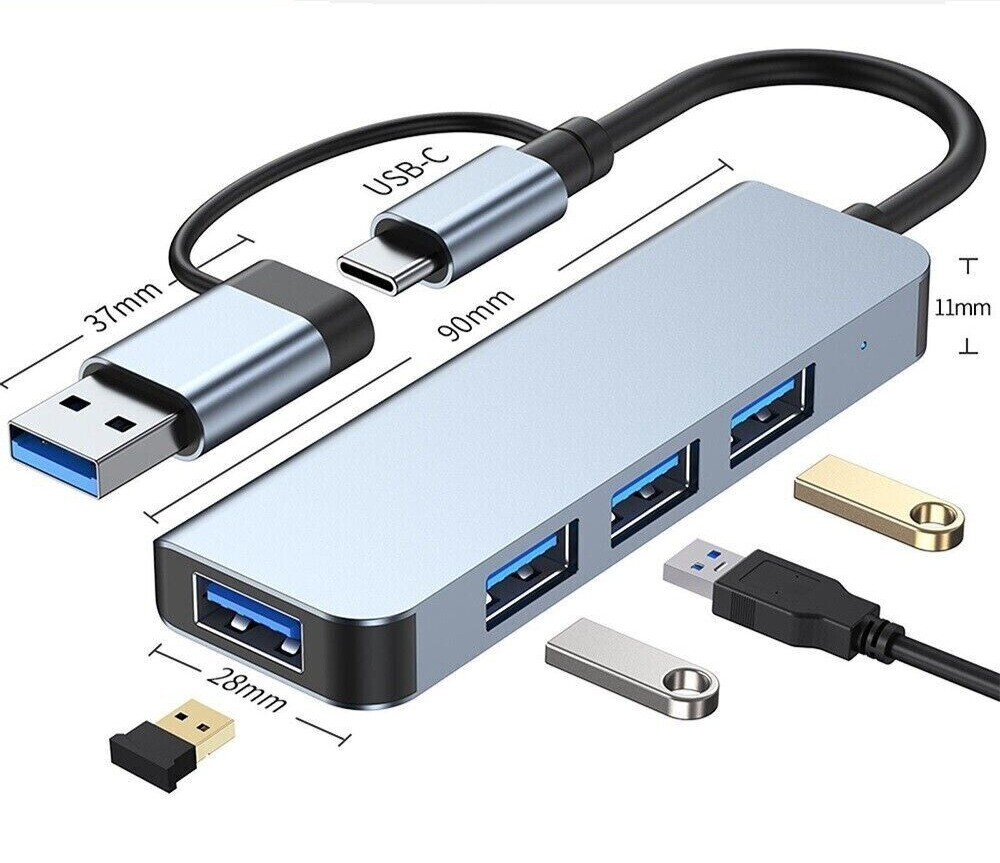 Multiport USB-C Hub Type C To USB 3.0 AND USB 2.0 HUB