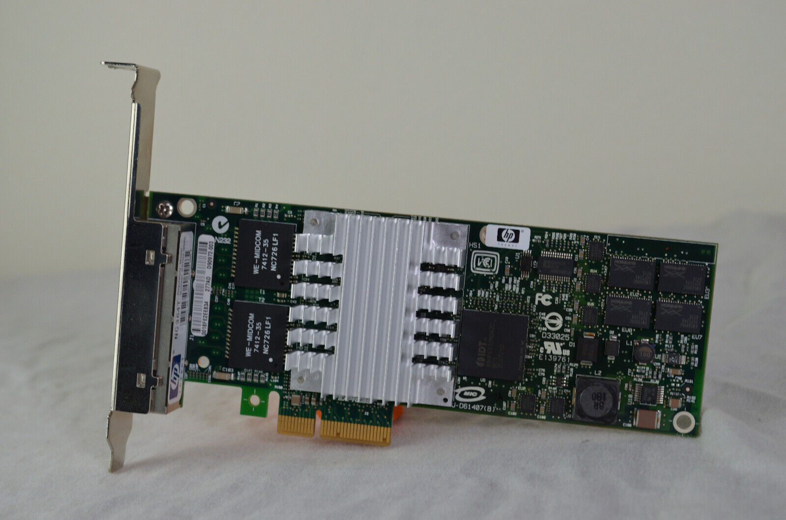 HP NC364T PCI-E Quad Port Gigabit Ethernet Adapter 436431-001 435506-003