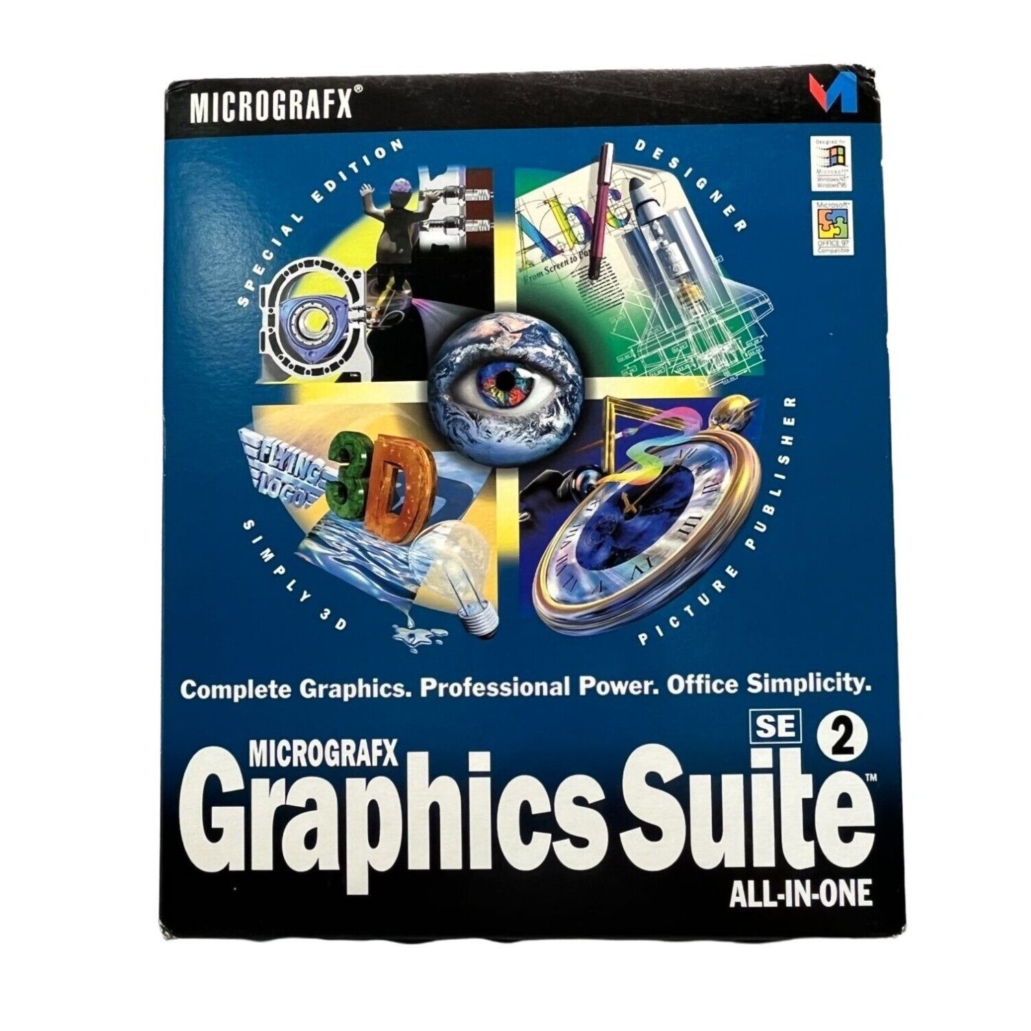 Micrografx Graphics Suite 2 Windows 95/NT Office 97 Compatible NEW SEALED