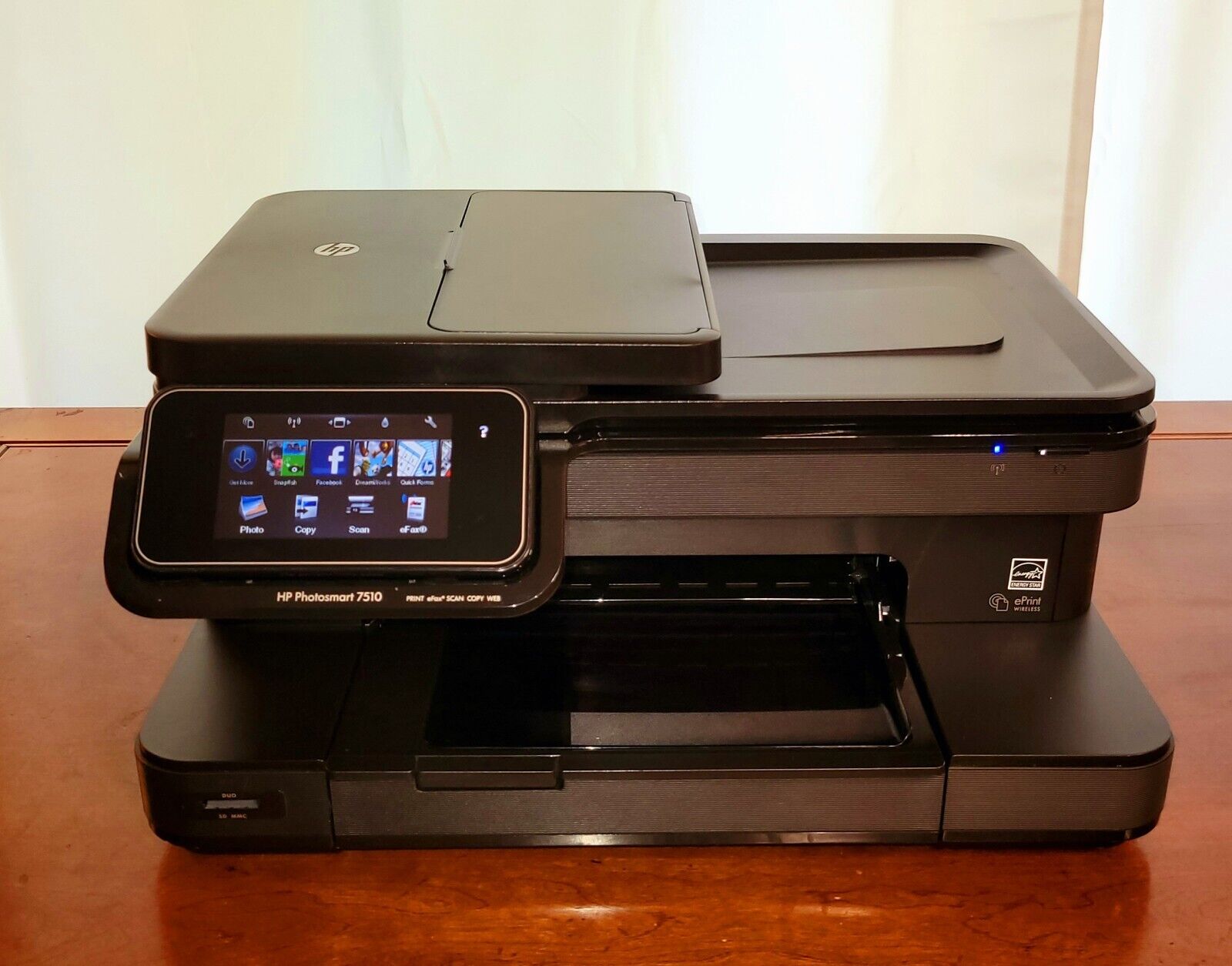 HP Photosmart 7510 e-All-in-One Wireless Inkjet Printer - Only 1396 Page Count